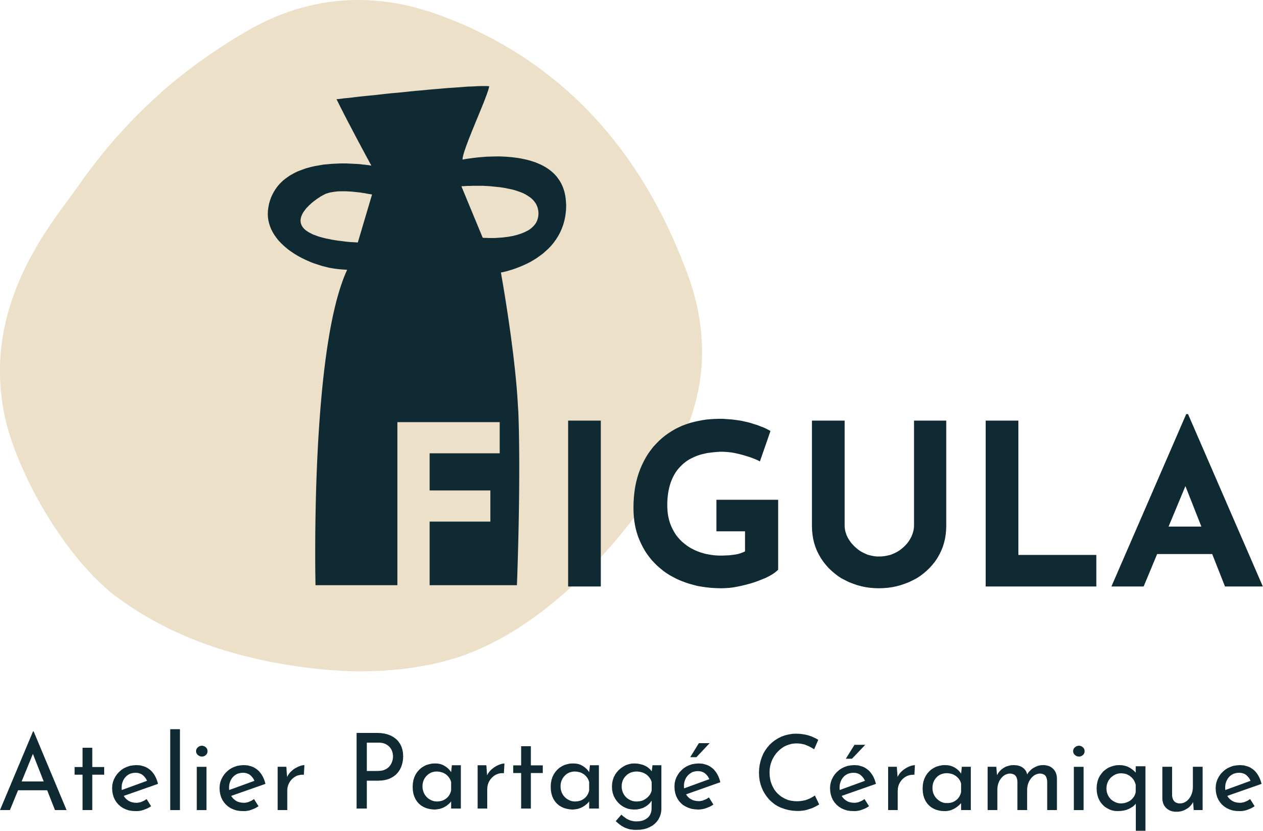 logo figula céramique atelier partagé Montpellier